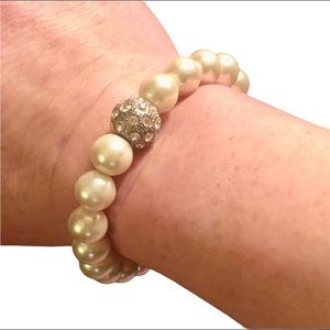 Stretchy Faux-Pearl Bracelet from Dillard’s